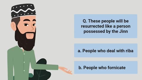 Q. These people will be resurrected like a person possessed by the Jinn #hadees #Quran #muslim