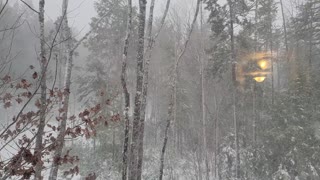 Swirling Snow Storm