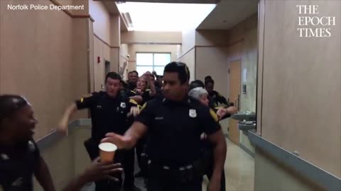 Norfolk Police Department was challenged by the Corinth PD, Texas to a lipsync battle