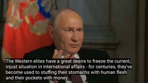 "The vampire ball is coming to an end..." Putin on Western economic colonialism.