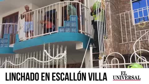 Así fue linchado un presunto ladrón en Escallón Villa