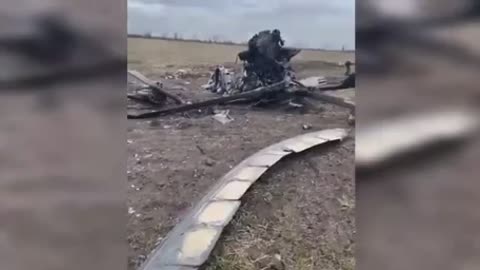 Russian helicopter shot down-Ukraine war