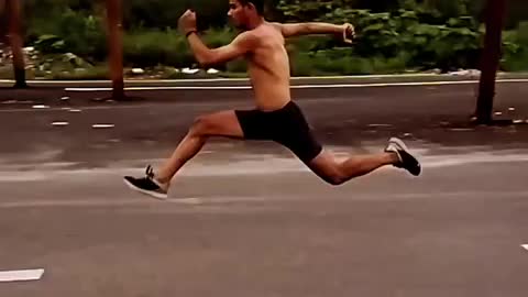 Slow motion Run