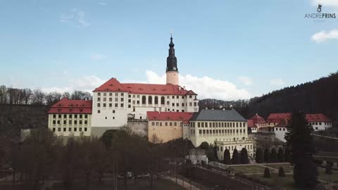 Beautiful drone footage captures majestic German castle