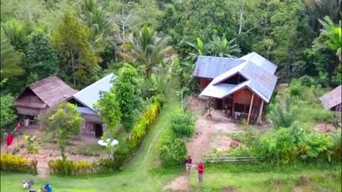 THE BEAUTIFUL Rural Atmosphere of DRONE VIDEO