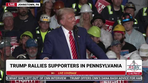 FULL SPEECH: President Trump Holds a Rally in Johnstown, PA - 8/30/24