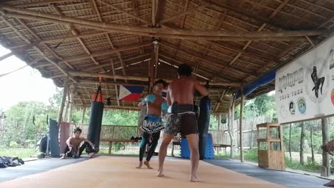 Muaythai Pad works