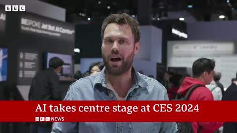 AI takes centre stage at CES in Las Vegas | BBC News