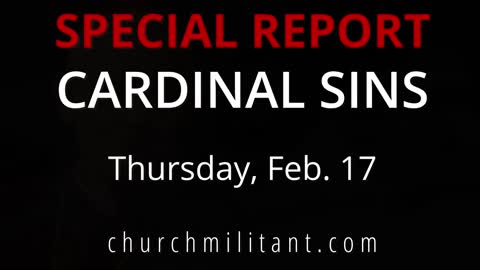 SPECIAL REPORT: CARDINAL SINS premieres Thursday right after Evening News.