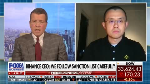 Binance follows the sanctions 'very closely': CEO