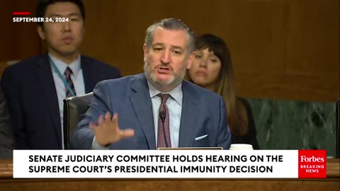 Sen. Ted Cruz (R-TX) questioned former AG Michael Mukasey about presidential immunity