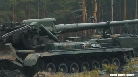 Ukrainian army posted a footage of peony guns work