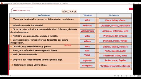 SEMESTRAL VALLEJO 2021 | Semana 15 | RV S2 | Geometría