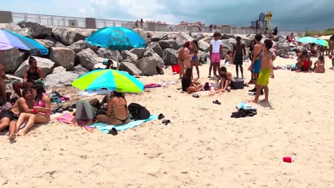 Miami Beach. South Beach Florida 4K HDR Walking Tour