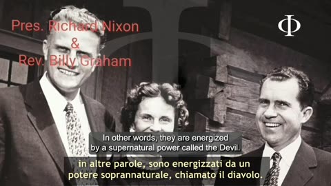 Richard Nixon e Billy Graham parlano della sinagoga di Satana