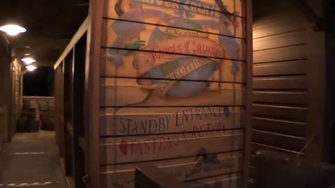 The Jungle Cruise queue!