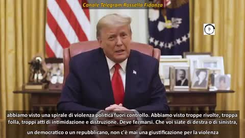 Nuovo discorso alla nazione di Donald Trump