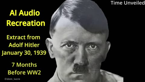 Somebody used AI to translate one of Hitler’s speeches before WW2