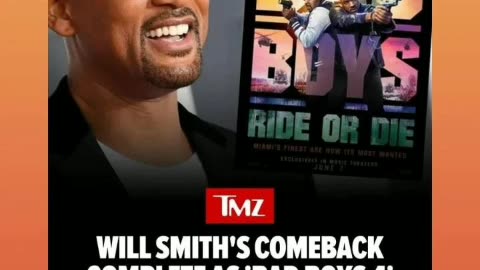 Will Smith makes a big come back along with friend Martin Lawrence on bad boys 7/2/24