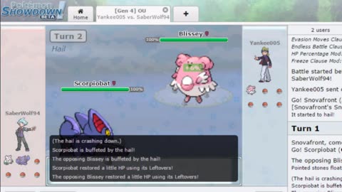 Pokemon Showdown! DPP OU Battles 53-54!