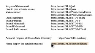 Exam LTAM exercise for May 5, 2021