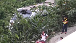 Video: Accidente de tren en Taiwán deja al menos 48 muertos y 66 heridos