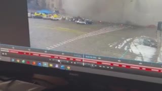 Russian Missile Flies Into Ukrainian Building