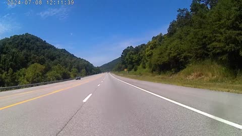 through the N.C. hills