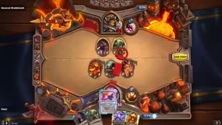 Hearthstone battle against General Drakkisath