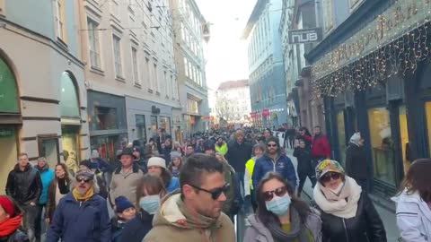 Austrians Protest Against Tyrannical Lockdown Measures