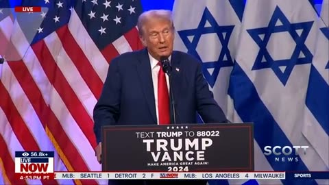 Trump speaks at "Fighting Antisemitism" event Bedminster, NJ