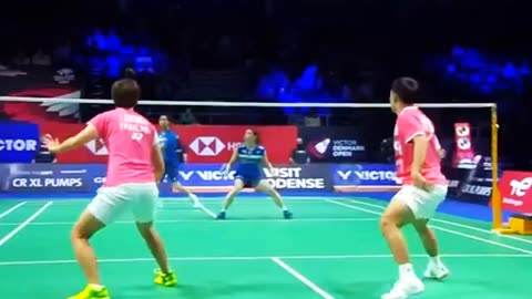 Watan / Higas vs Pvava / Taera Badminton video