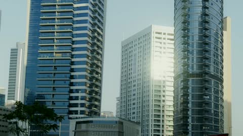 The two tall buildings