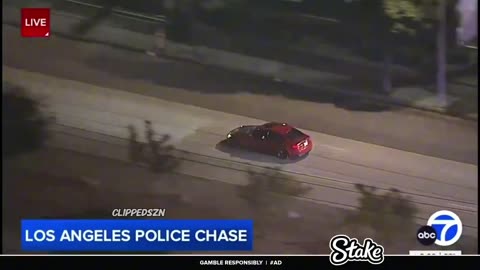 Police Chase with the Driver Reaching Top Speeds of 150 MPH, 3 Tires Blown out & a Pedestrian Hit