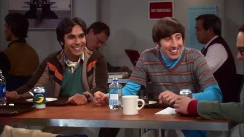 Raj in homosexual marriage with Howard - The Big Bang Theory