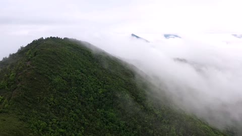 Mountain sky fog hills water bueaty nature relax your mind voice oddlysatisfying