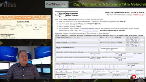 Insuring a Vehicle with a Salvage Title