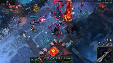 League of Legends (JHIN quadra, almost Penta)