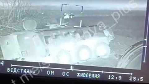 👀🇺🇦 Ukraine Russia War | Stuhna-P Operator Observes Russian ATGM Strike on APC | Ukraine Stepp | RCF