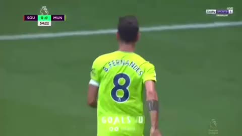 bruno fernandes Goal Vs Southampton