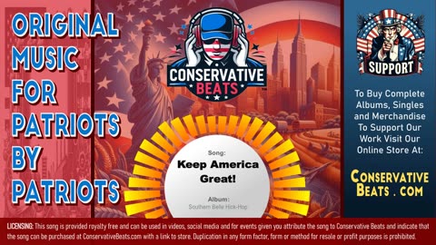 Conservative Beats - Album: Southern Belle Hick-Hop - Single: Keep America Great!