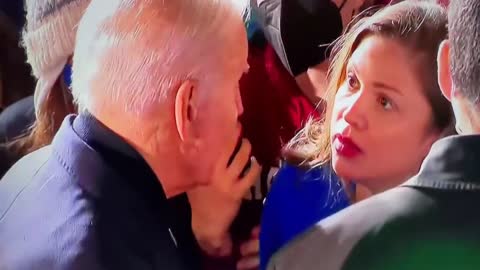 Maskless Joe Biden Accidentally Spits On Woman's Face At Mcauliffe Rally