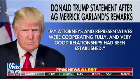 Trump Gives SPIRITED Response To AG Garland After Raid