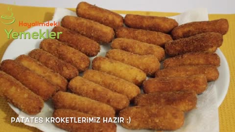 Turkish Potato Corkets Recipe وصفة كوركيتس البطاطا التركية