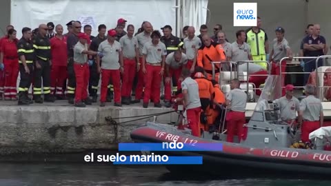 Hallan dos cadáveres en el velero hundido en Sicilia y crecen los interrogantes del hundimiento