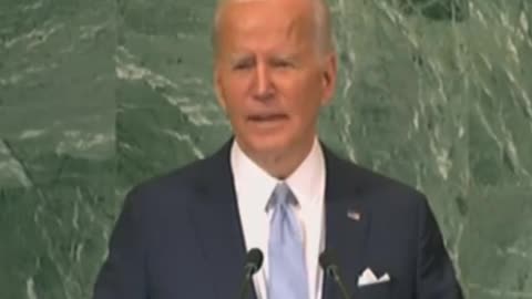 Biden at the UN: "If nations can pursue their imperial ambitions without consequences