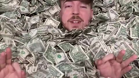 Mr Beast Full Swimming pool with money