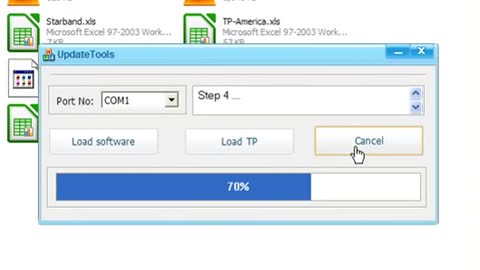 How to load the Sathero SH-200 Satellite finder meter