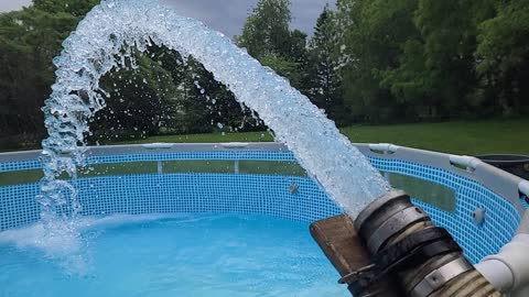 Filing the pool