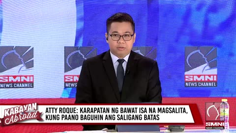 Atty Roque: Karapatan ng bawat isa na magsalita, kung paano baguhin ang saligang batas